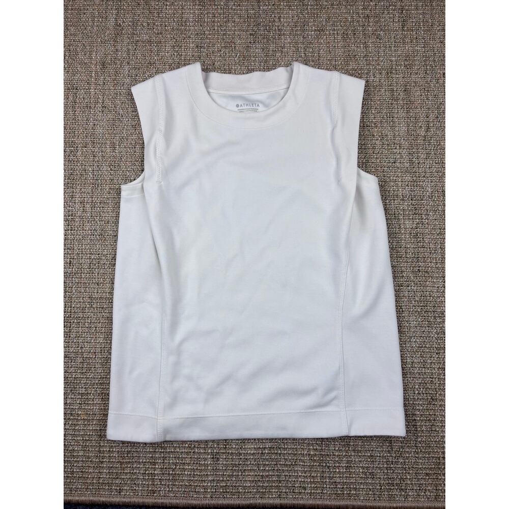 🌟 Athleta Muscle Tank | Size XXS | White